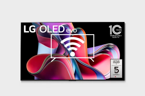 Connect to the internet LG OLED77G36LA