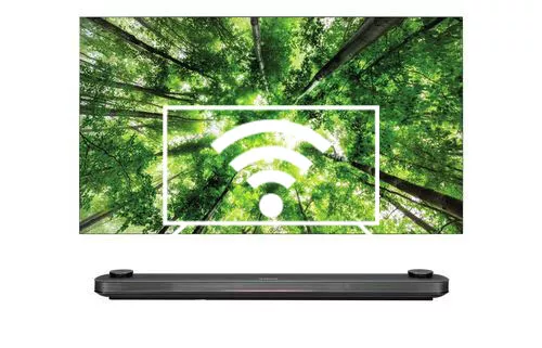 Connect to the internet LG OLED77W8PLA