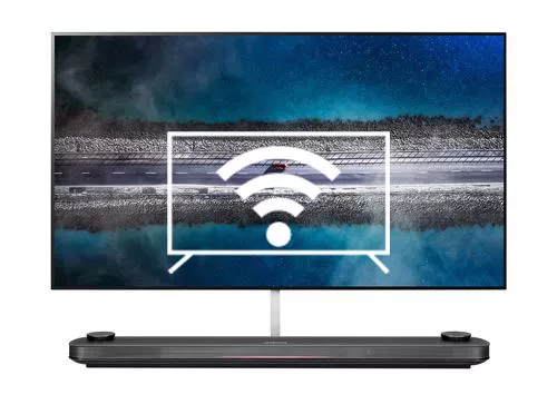 Connect to the internet LG OLED77W9PLA.AVS