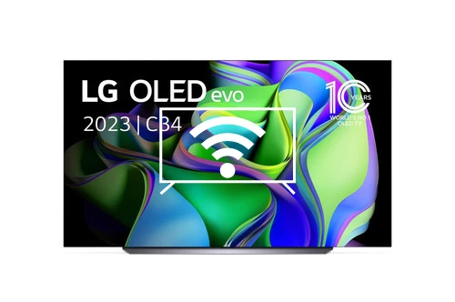Connect to the internet LG OLED83C34LA