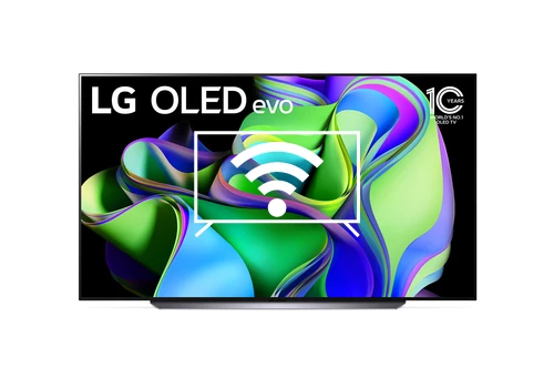 Connect to the internet LG OLED83C39LA