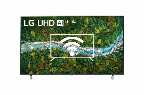 Connect to the internet LG UHD TV AI ThinQ