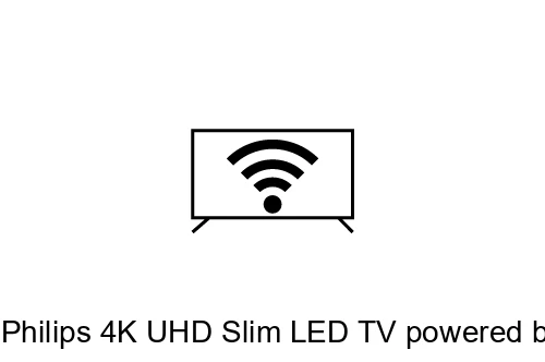 Conectar a internet Philips 4K UHD Slim LED TV powered by Android™ 50PUT6800/79