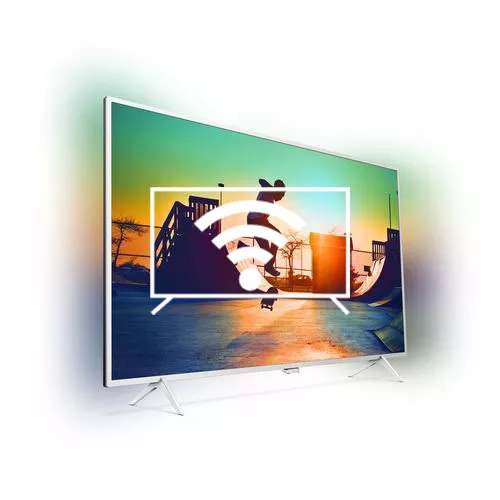 Connect to the Internet Philips 4K Ultra Slim TV powered by Android TV™ 43PUS6452/12
