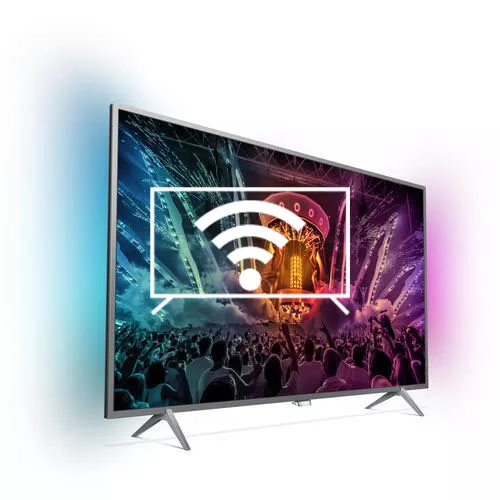 Connect to the Internet Philips 4K Ultra Slim TV powered by Android TV™ 49PUS6401/12