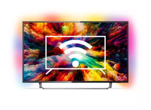 Connect to the internet Philips 4K Ultra-Slim TV powered by Android TV 55PUS7373/12