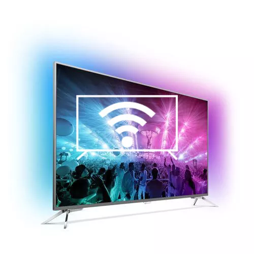 Connect to the internet Philips 4K Ultra Slim TV powered by Android TV™ 55PUT7101/56