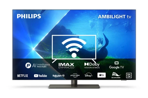 Connect to the internet Philips OLED 48OLED808 4K Ambilight TV