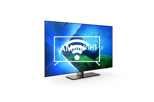 Connecter à Internet Philips OLED 48OLED818 4K Ambilight TV