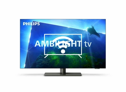 Connect to the Internet Philips TV Ambilight 4K