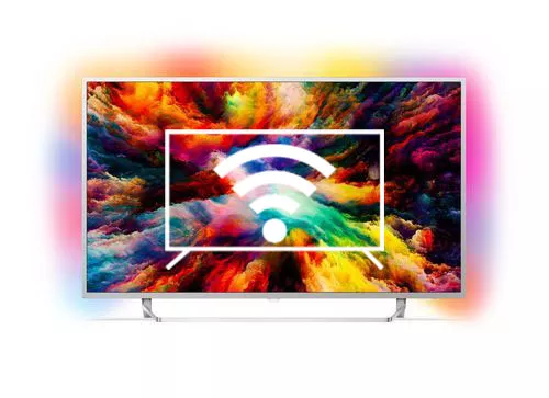 Connecter à Internet Philips Ultra Slim 4K UHD LED Android TV 55PUS7383/12