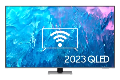 Connecter à Internet Samsung 2023 Screen 55” Q75C QLED 4K HDR Smart TV