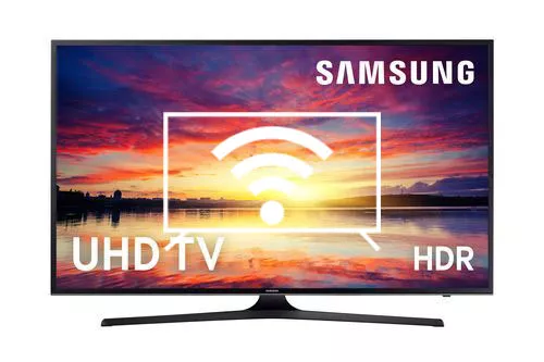 Connect to the internet Samsung 40" KU6000 6 Series Flat UHD 4K Smart TV