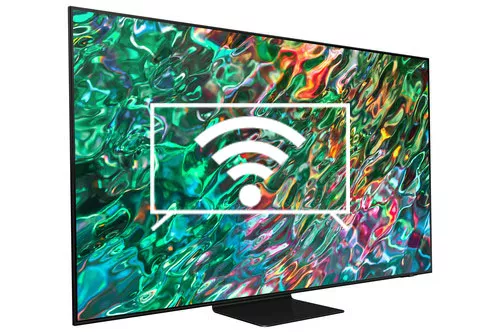 Connect to the internet Samsung 43" Neo QLED 4K QN92B (2022)
