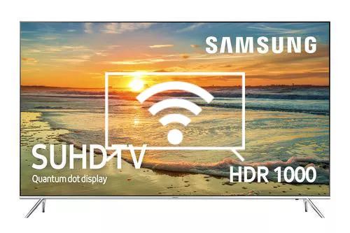 Connect to the internet Samsung 60” KS7000 7 Series Flat SUHD with Quantum Dot Display TV