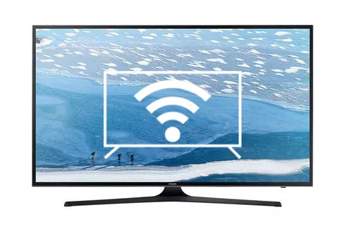 Connect to the internet Samsung 60" UHD Smart TV KU6000