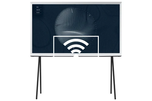 Connect to the Internet Samsung 65" The Serif LS01B QLED 4K HDR Smart TV in Cloud White (2023)