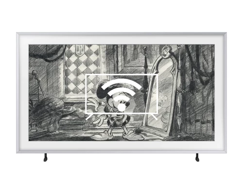 Connect to the internet Samsung Disney100 Edition - 65" The Frame LS03B Art Mode QLED 4K HDR Smart TV (2023)