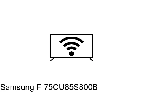 Connect to the internet Samsung F-75CU85S800B
