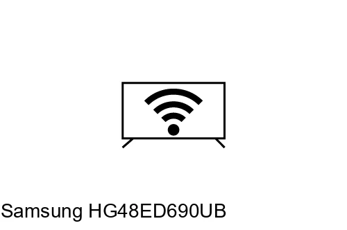 Connect to the internet Samsung HG48ED690UB