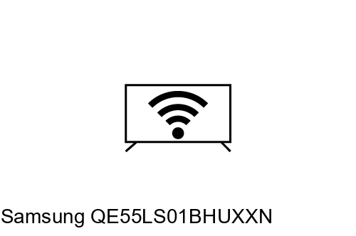 Connect to the internet Samsung QE55LS01BHUXXN