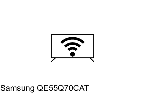 Connect to the internet Samsung QE55Q70CAT