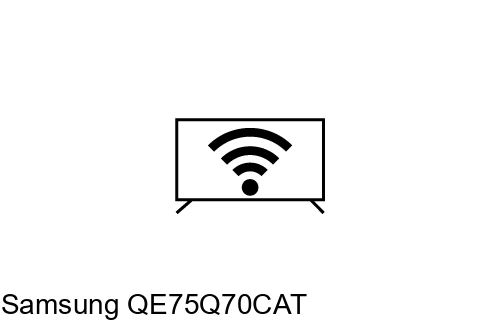 Connect to the internet Samsung QE75Q70CAT
