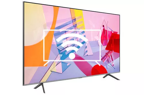 Connect to the internet Samsung QLED 50" Q65T