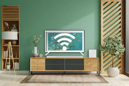 Conectar a internet Samsung TV The Frame 4K e Soundbar - Sound Experience Pack