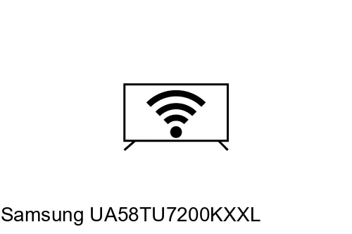 Connect to the Internet Samsung UA58TU7200KXXL