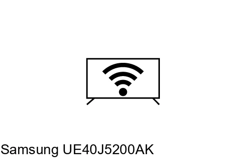 Connect to the internet Samsung UE40J5200AK