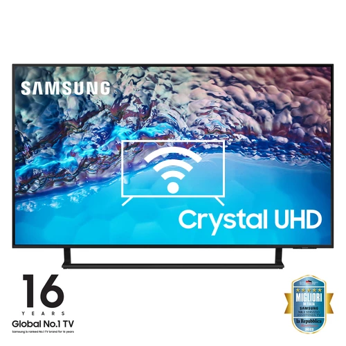 Connect to the internet Samsung UE43BU8570