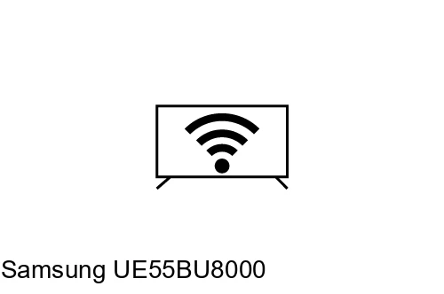 Connect to the internet Samsung UE55BU8000