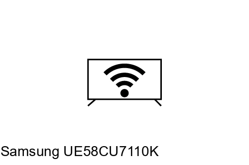 Connect to the internet Samsung UE58CU7110K