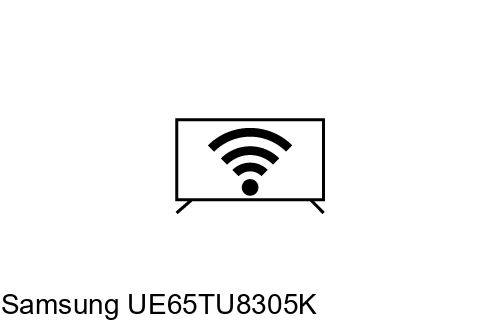 Connect to the internet Samsung UE65TU8305K