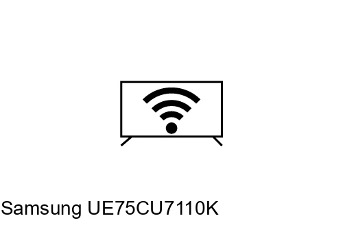 Connect to the internet Samsung UE75CU7110K