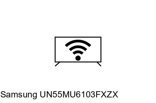 Connect to the internet Samsung UN55MU6103FXZX