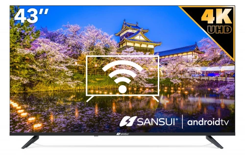 Connect to the internet Sansui SMX43T1UA