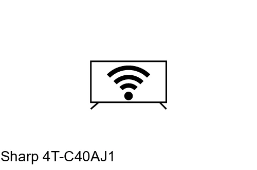 Connect to the internet Sharp 4T-C40AJ1