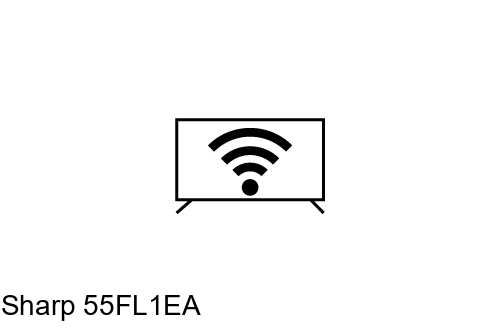 Connecter à Internet Sharp 55FL1EA