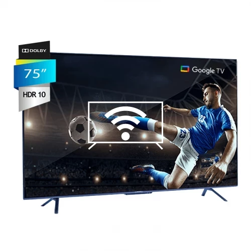Connect to the Internet Skyworth G22F Google TV 75″