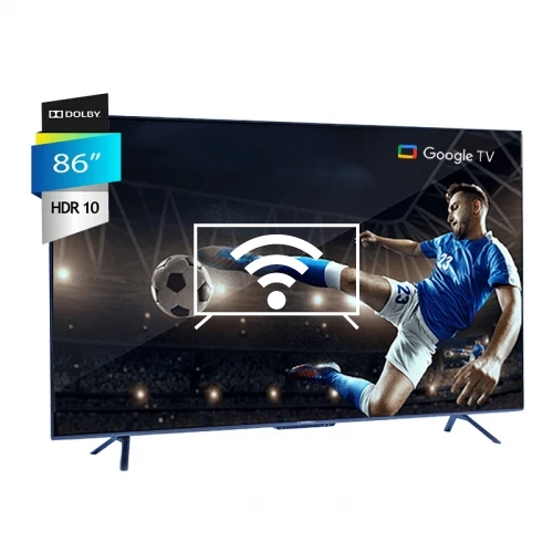 Connect to the internet Skyworth G22F Google TV 86″