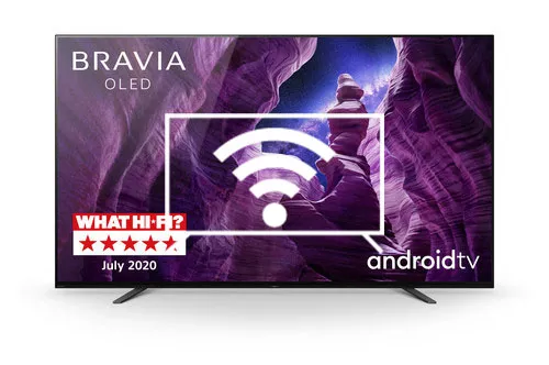 Connecter à Internet Sony BRAVIA® KD55A8 - 55-inch - OLED - 4K Ultra HD (UHD) - High Dynamic Range (HDR) - Smart TV (Android TV™) - (Black)