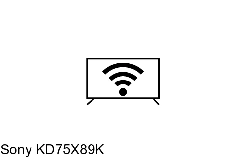 Connect to the Internet Sony KD75X89K