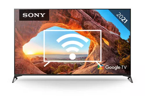 Connecter à Internet Sony Sony BRAVIA 4K KD-75X89J - 75-inch - LED - 4K Ultra HD (UHD) - High Dynamic Range (HDR) - Google TV - (Black, 2021 model)