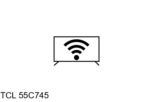 Connecter à Internet TCL 55C745