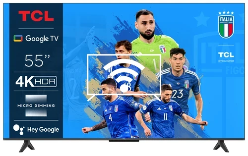 Connect to the internet TCL 55P61B