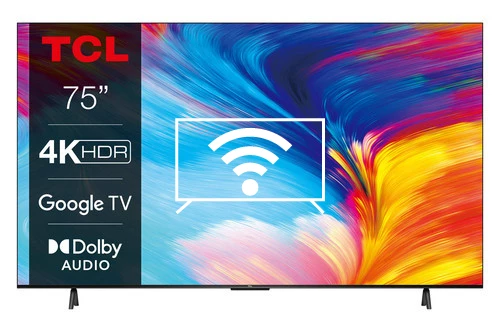 Connect to the Internet TCL 75P635 4K LED Google TV