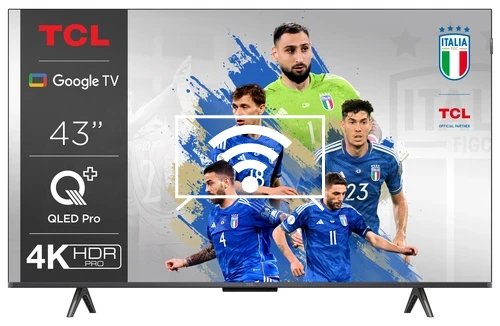 Connecter à Internet TCL TCL Serie C6 Smart TV QLED 4K 43" 43C655, Dolby Vision, Dolby Atmos, Google TV