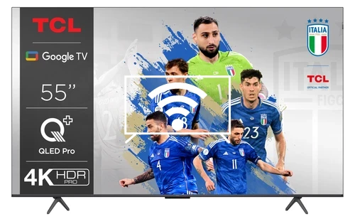 Conectar a internet TCL TCL Serie C6 Smart TV QLED 4K 55" 55C655, audio Onkyo con subwoofer, Dolby Vision - Atmos, Google TV